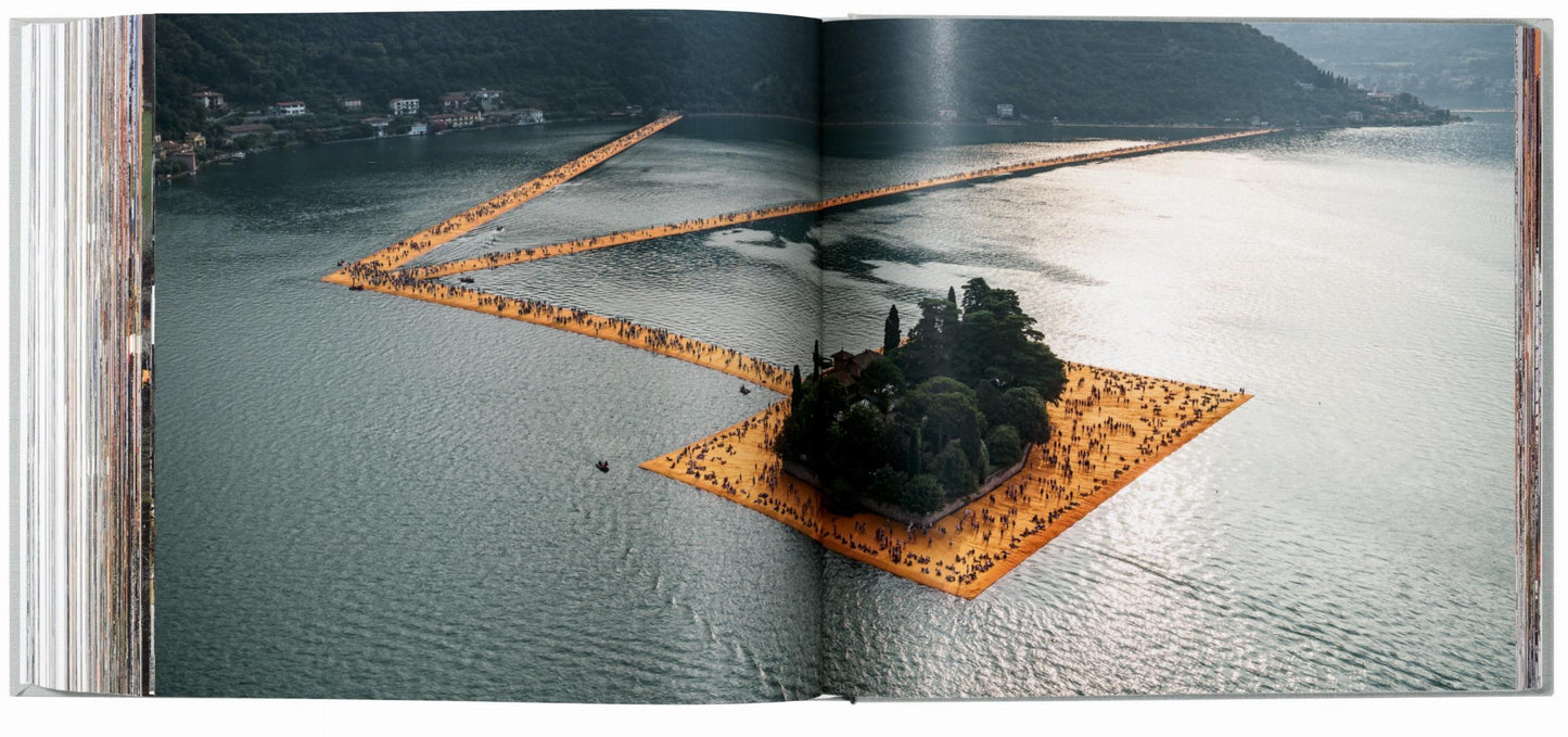 Christo and Jeanne-Claude. The Floating Piers. Art Edition No. 21–40 (Collage) (English, Italian)