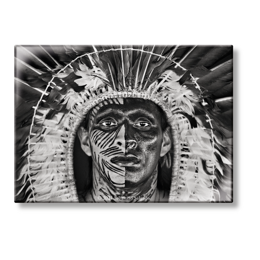Sebastião Salgado. Amazônia. Magnet ‘Yawanawa Man’