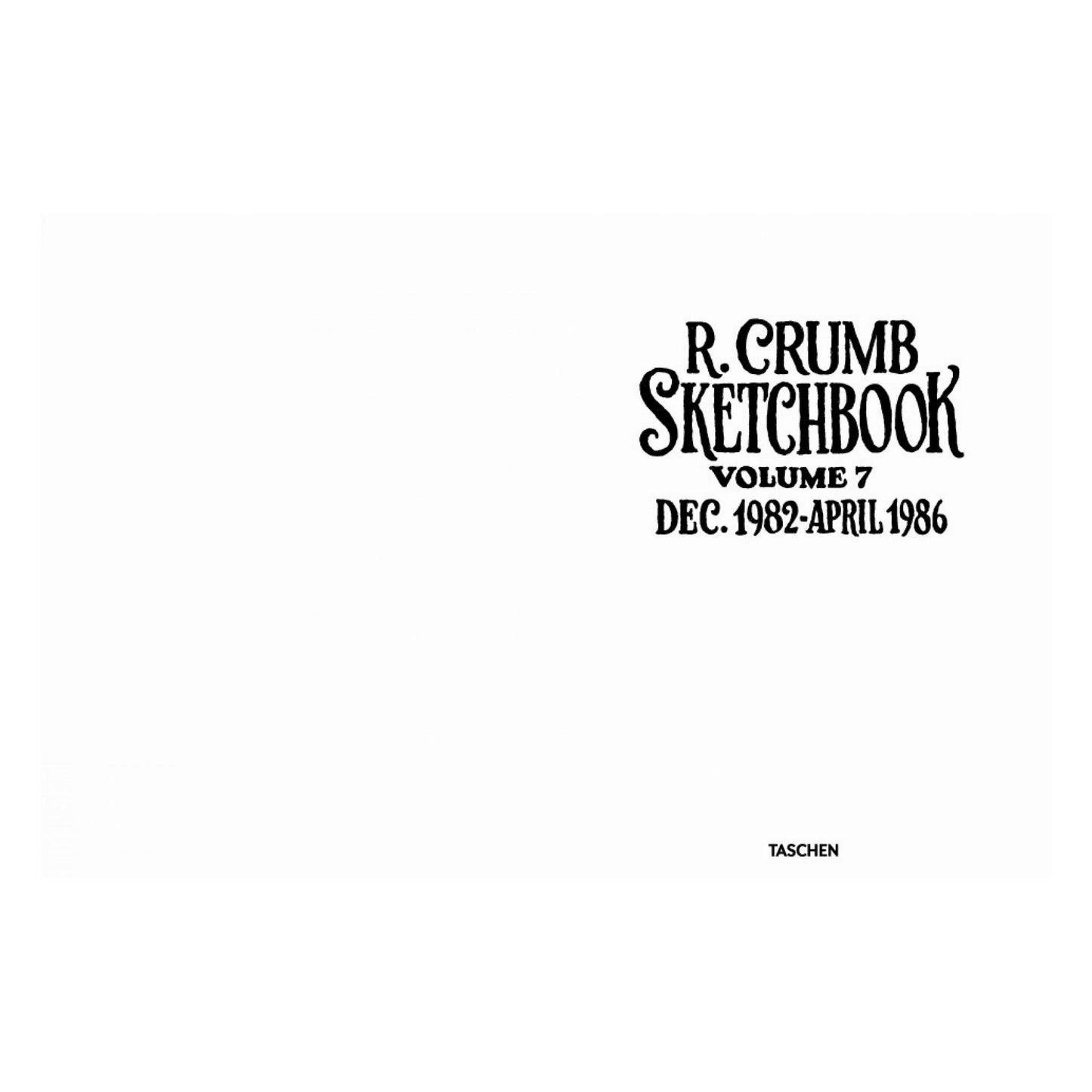 Robert Crumb. Sketchbooks 1982-2011 (English) (SA)