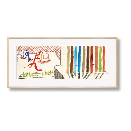 David Hockney. 220 for 2020. Art Edition No. 1–100 ‘Spilt Ink with Tests’ (English)
