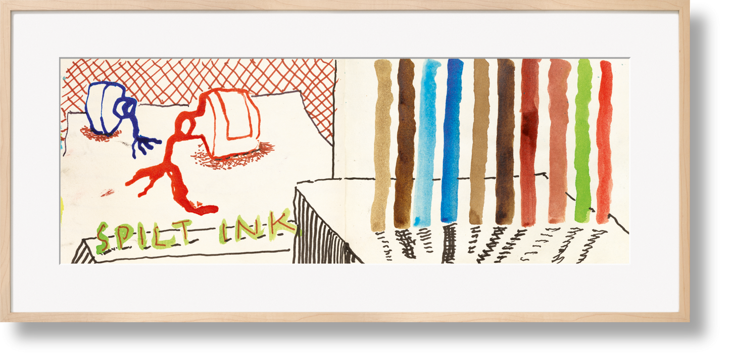 David Hockney. 220 for 2020. Art Edition No. 1–100 ‘Spilt Ink with Tests’ (English)