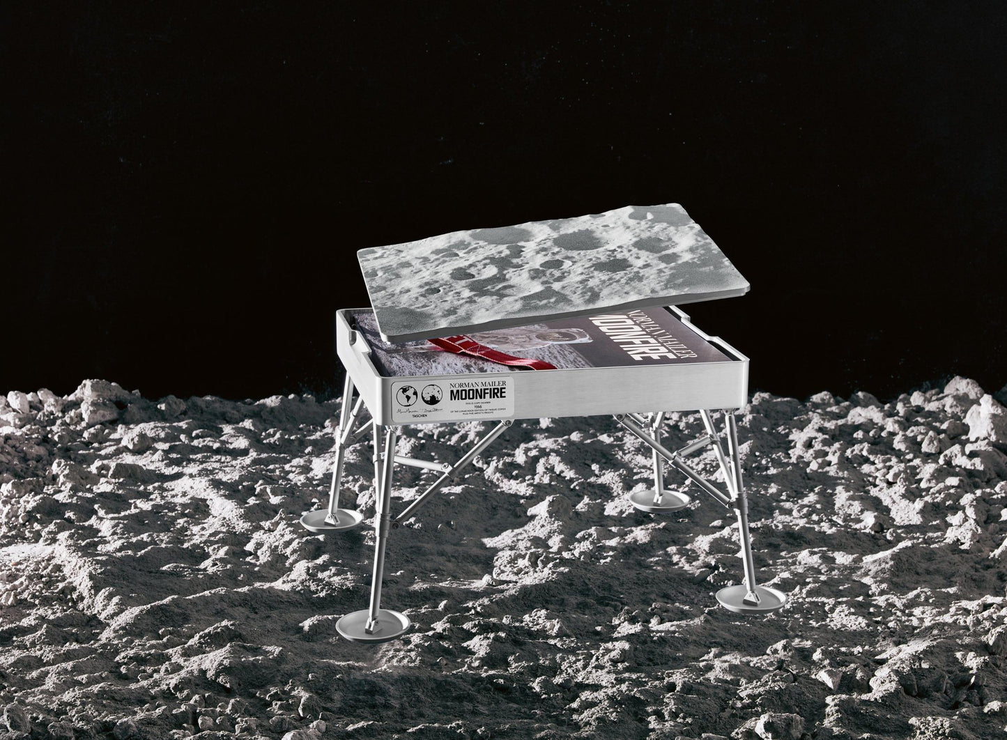 Norman Mailer, Marc Newson. MoonFire, Lunar Rock Edition No. 1,969 ‘NWA 4936’ (English)