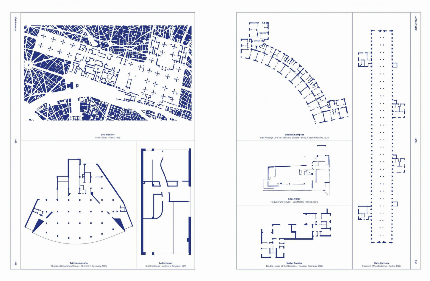 Architectural Floor Plans (German, French, English)