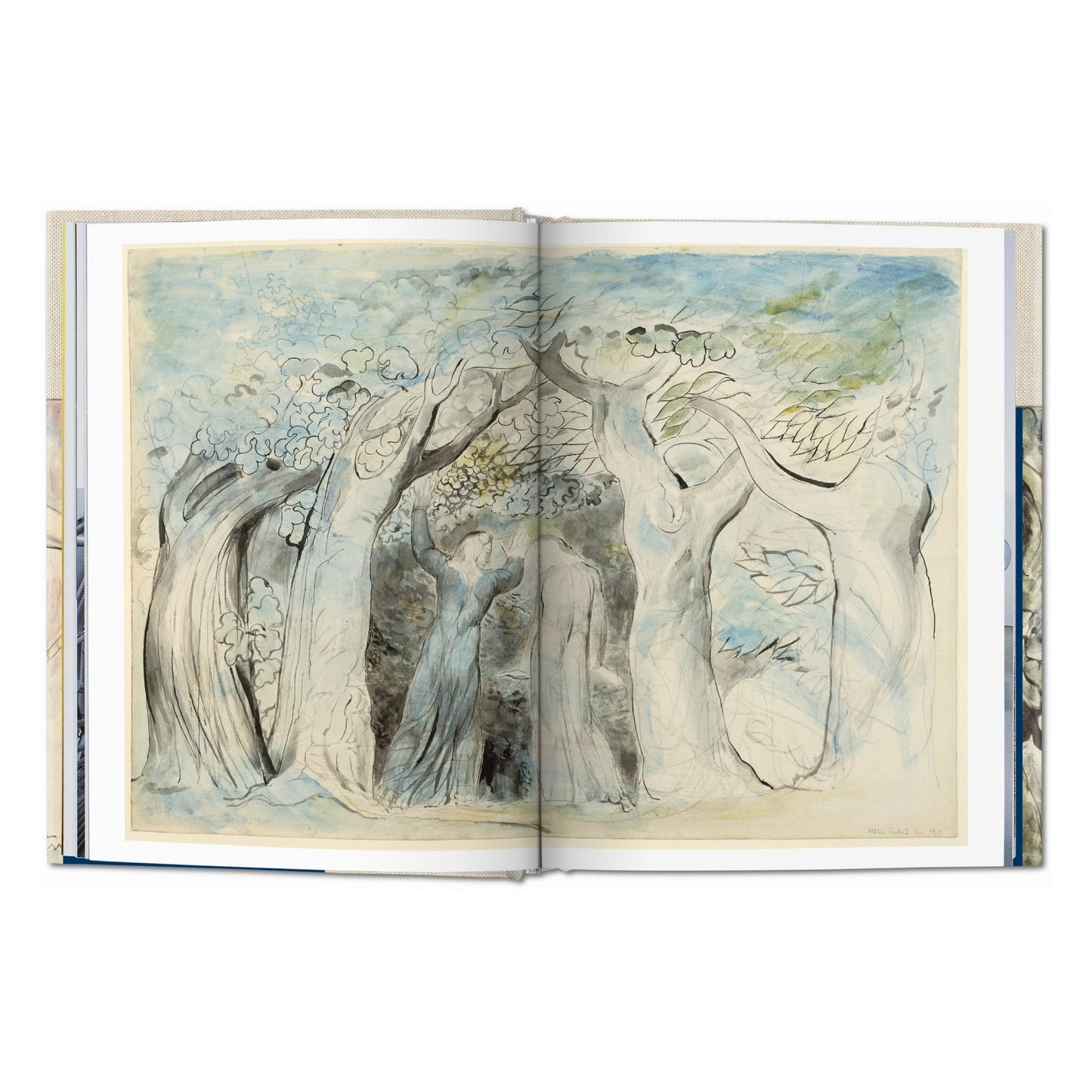 William Blake. La Divine Comédie de Dante. L'ensemble de dessins (French)
