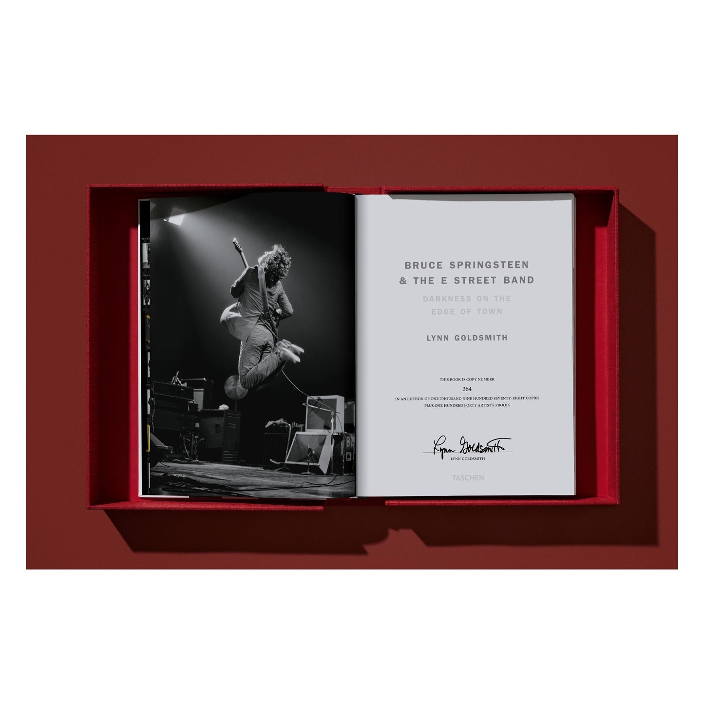 Lynn Goldsmith. Bruce Springsteen & The E Street Band. Art Edition No. 1–100 ‘Bruce, Studio Portrait, 1978’ (German, French, English)
