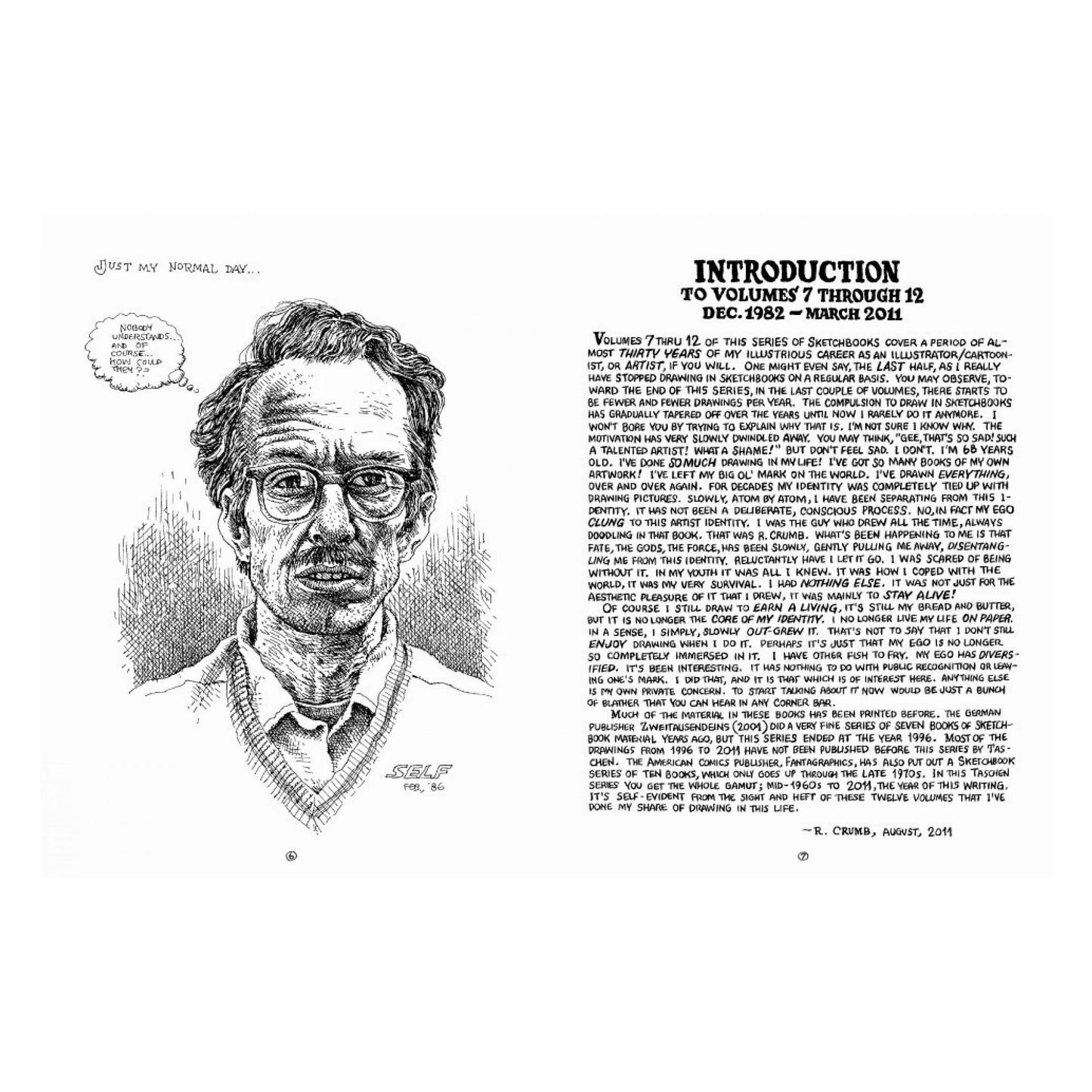 Robert Crumb. Sketchbooks 1982-2011 (English) (SA)