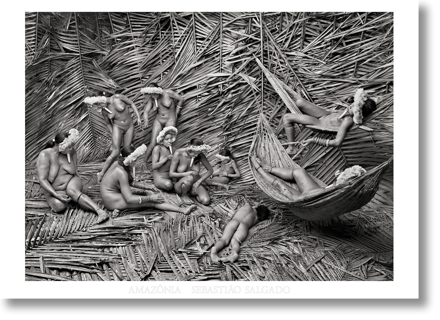 Sebastião Salgado. Amazônia. Poster ‘Zo'e Women’