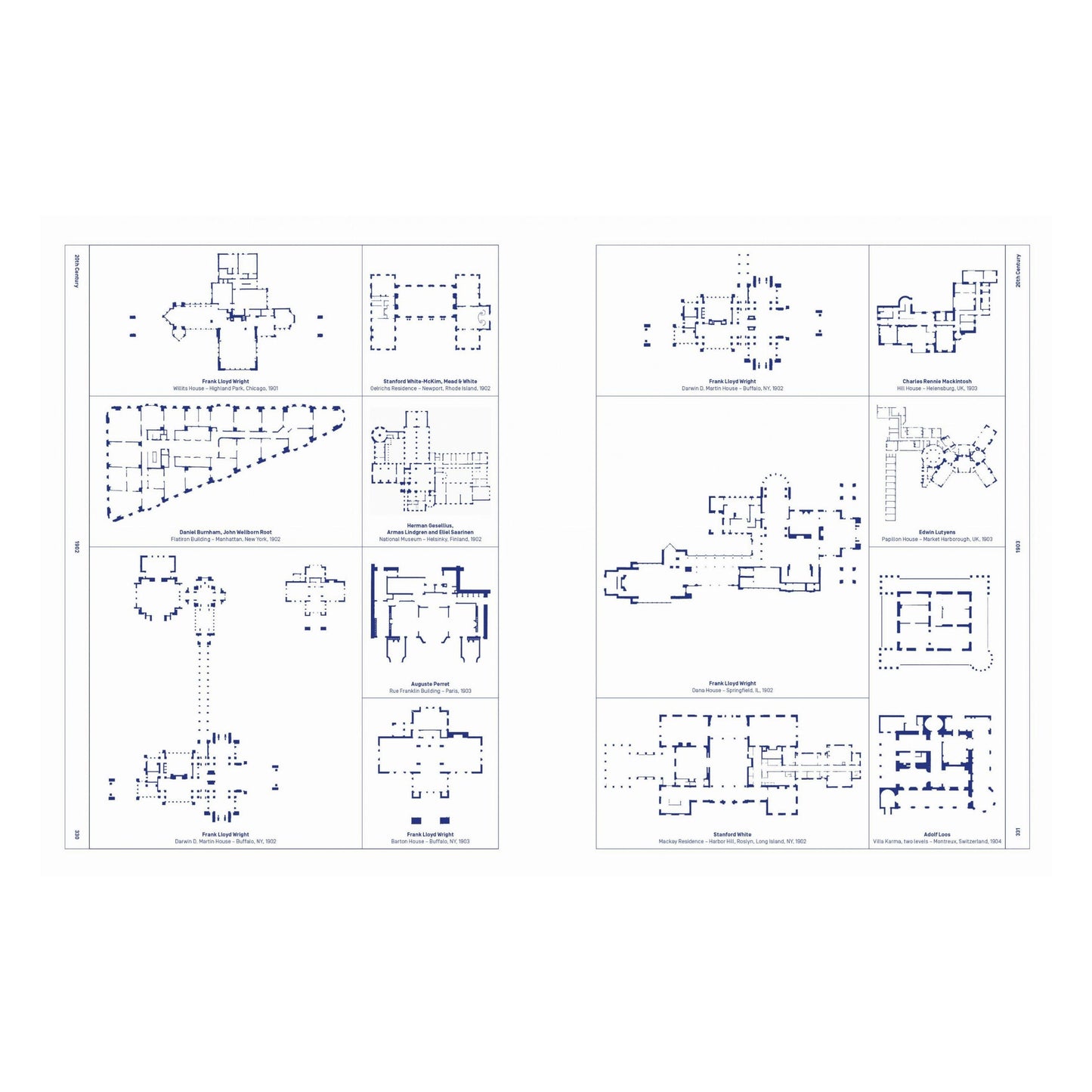 Architectural Floor Plans (Spanish, English, Italian)