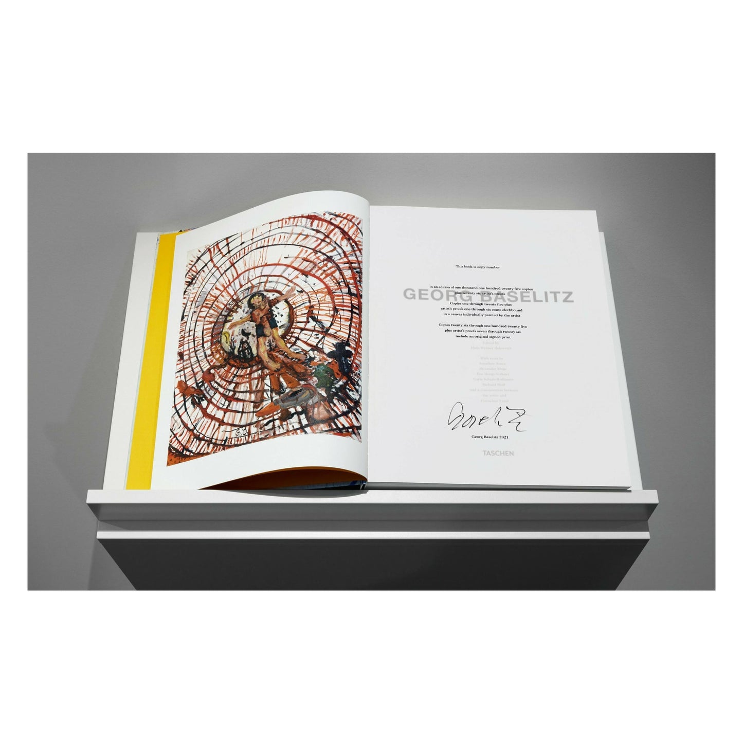 Georg Baselitz. Art Edition No. 26–125 ‘Hannahs Beine’ (German, French, English)