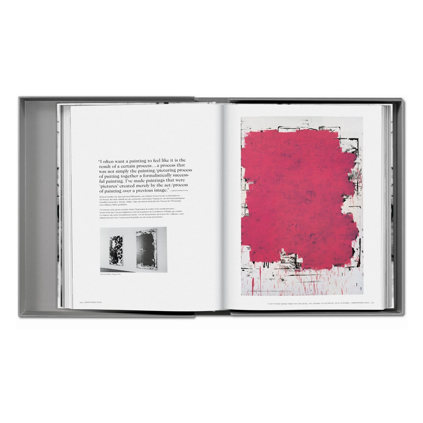 Christopher Wool (German, French, English)