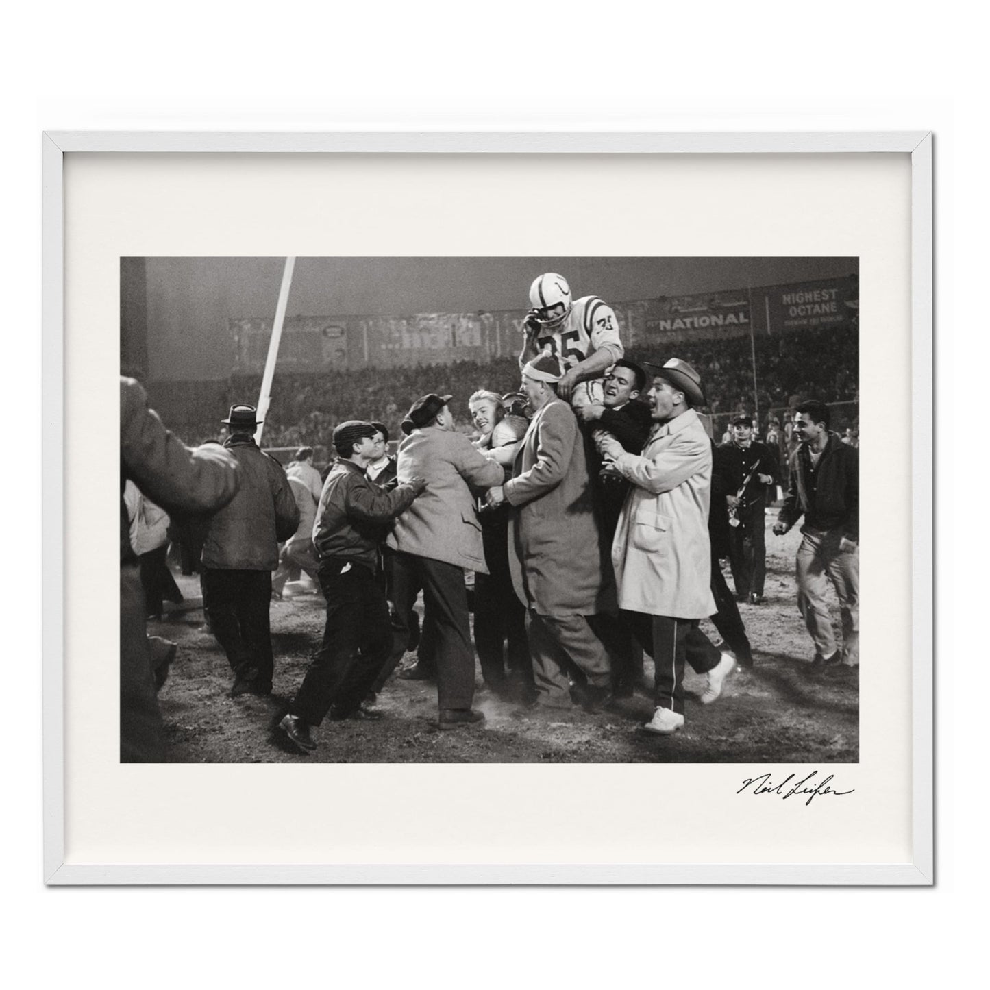 Neil Leifer. Guts & Glory, Art Edition No. 101–200 ‘Alan Ameche’ (German, French, English) (SA)